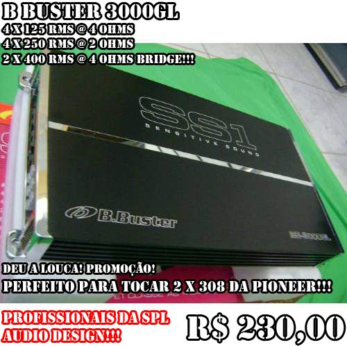 B.Buster 3000GL - Loja de SPL AUDIO DESIGN