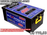 Bateria MAXPOWER 400ah - 3000ah de pico