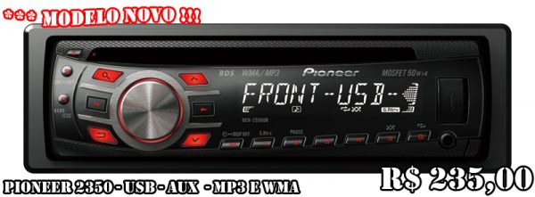 Pioneer 2350 USB AUX MP3 WMA